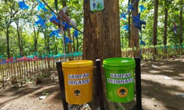 Tempat Sampah Organik dan Non Organik