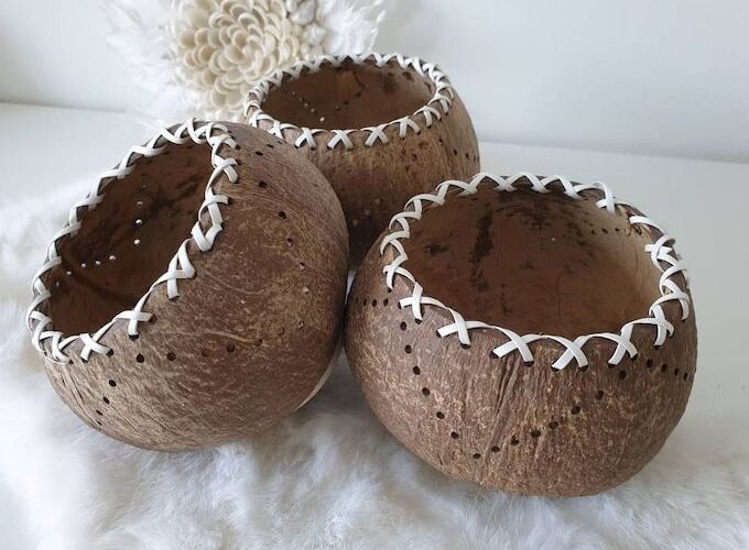 cara bor tempurung kelapa