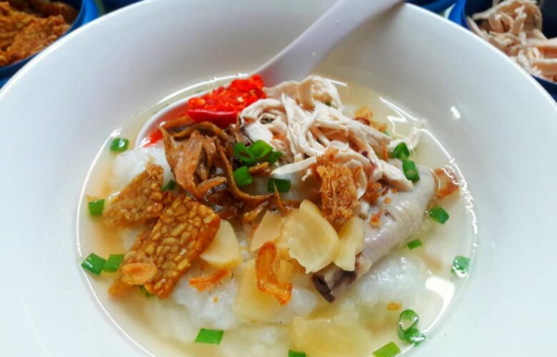 cara membuat bubur nasi