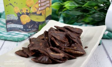 Keripik pisang coklat