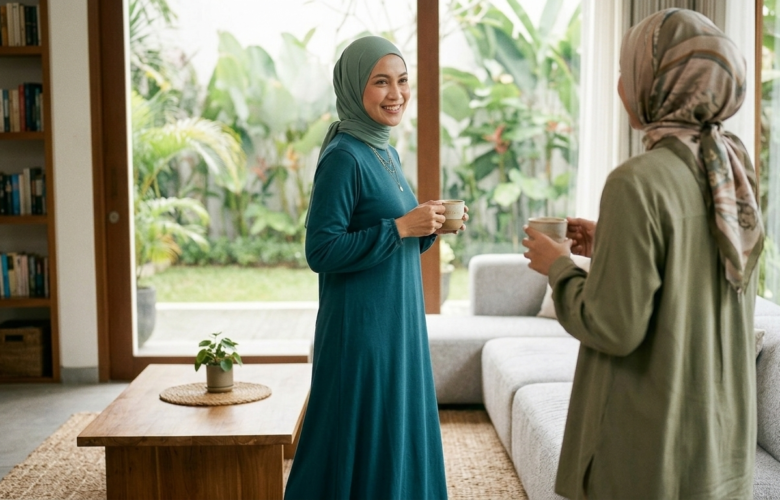 Bahan Jersey Gamis Modern yang Nyaman dan Stylish