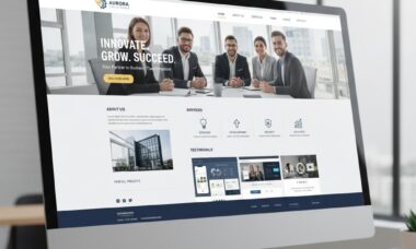 model website company profile bisnis