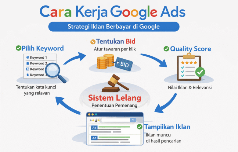 cara kerja Google Ads advertising