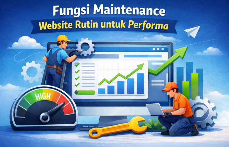 fungsi maintenance website rutin