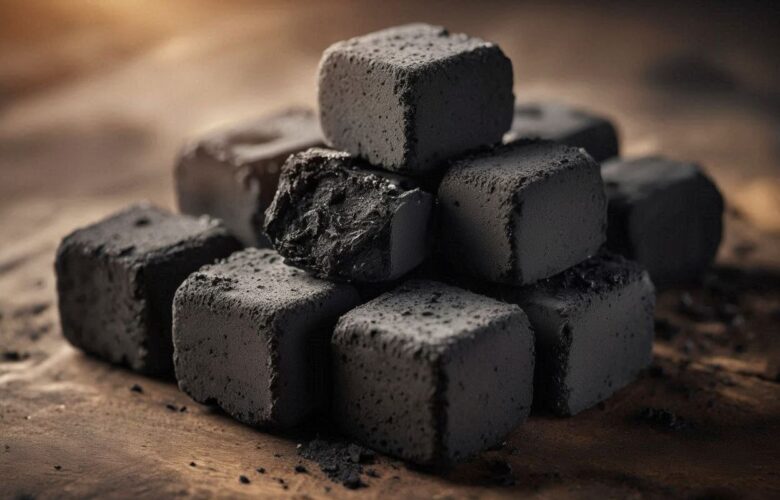 Compressed Coconut Charcoal Cubes for Smoking