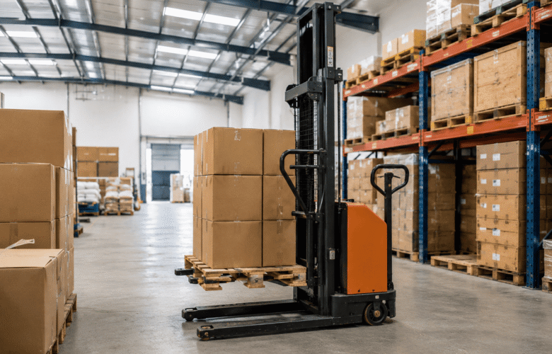 fungsi hand stacker dalam gudang