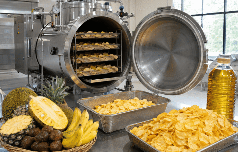 suhu ideal untuk vacuum frying