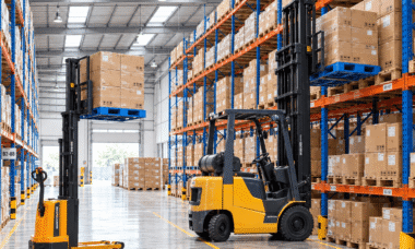 perbedaan hand stacker dan forklift