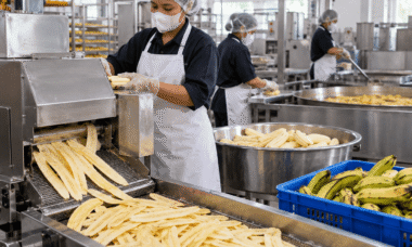 cara mengiris pisang untuk keripik