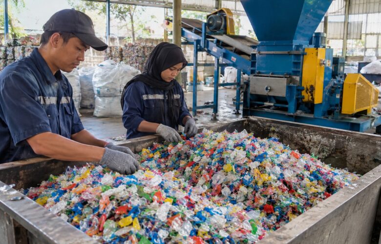 hasil cacahan plastik dimanfaatkan apa