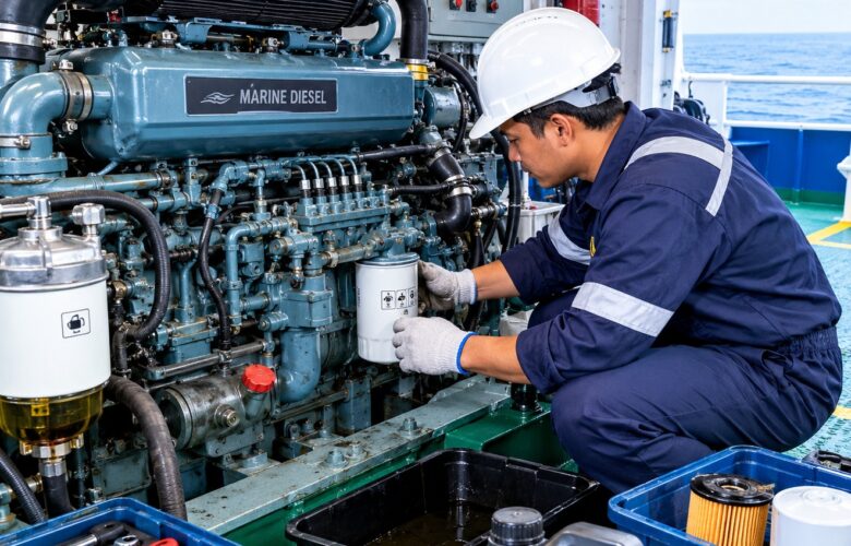perawatan mesin kapal secara berkala