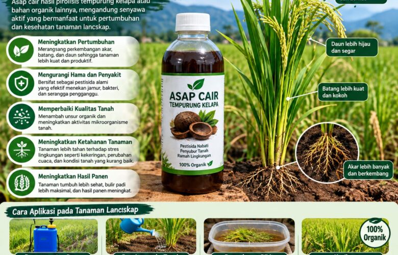 cara memanfaatkan asap cair pertanian